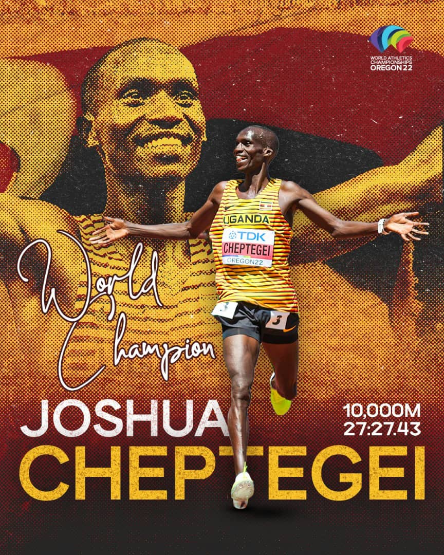 Joshua Cheptegei Repeats As World Champion In Mens 10 000 Meters At