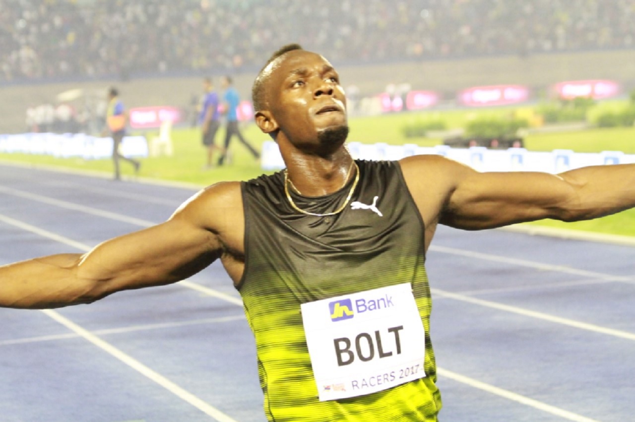 Bolt is into today's 100 metres semis. 