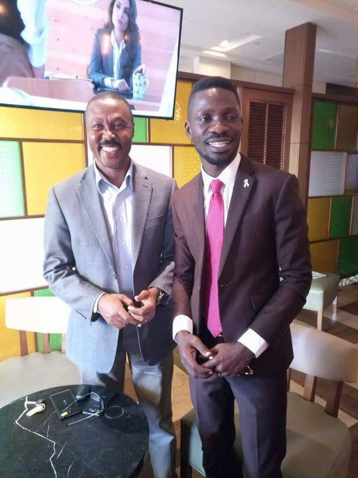 Gen. Muntu met Kyaddondo East MP, Robert Ssentamu Kyagulanyi aka Bobi Wine, ahead of his major pronouncement on Wednesday. 