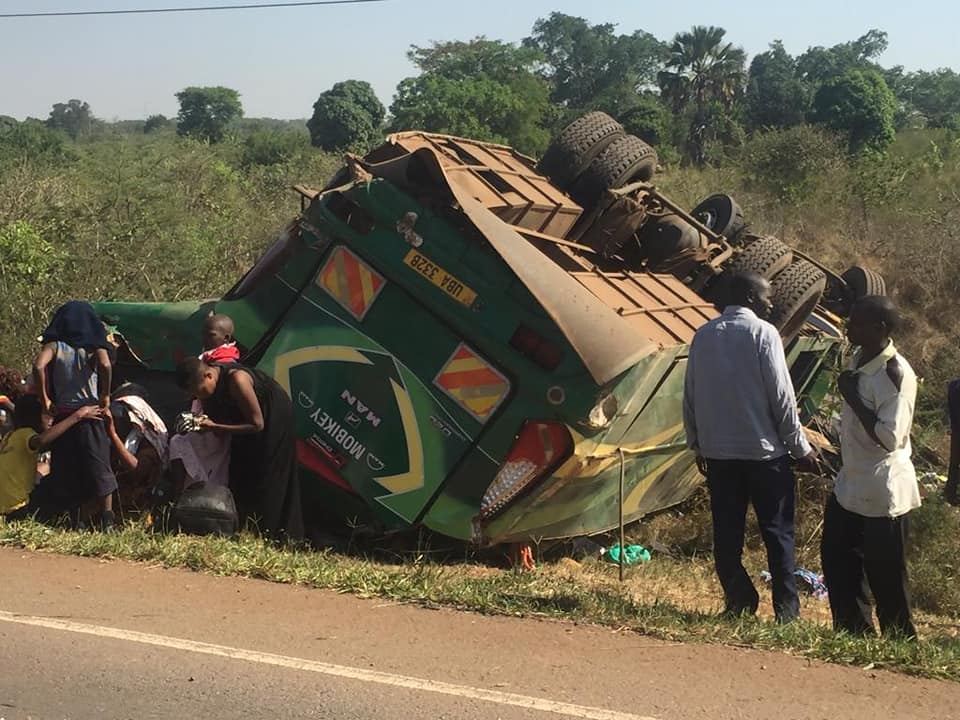 TRAGIC: Several Feared Dead As Masindi Bound Bus Overturns - PML Daily