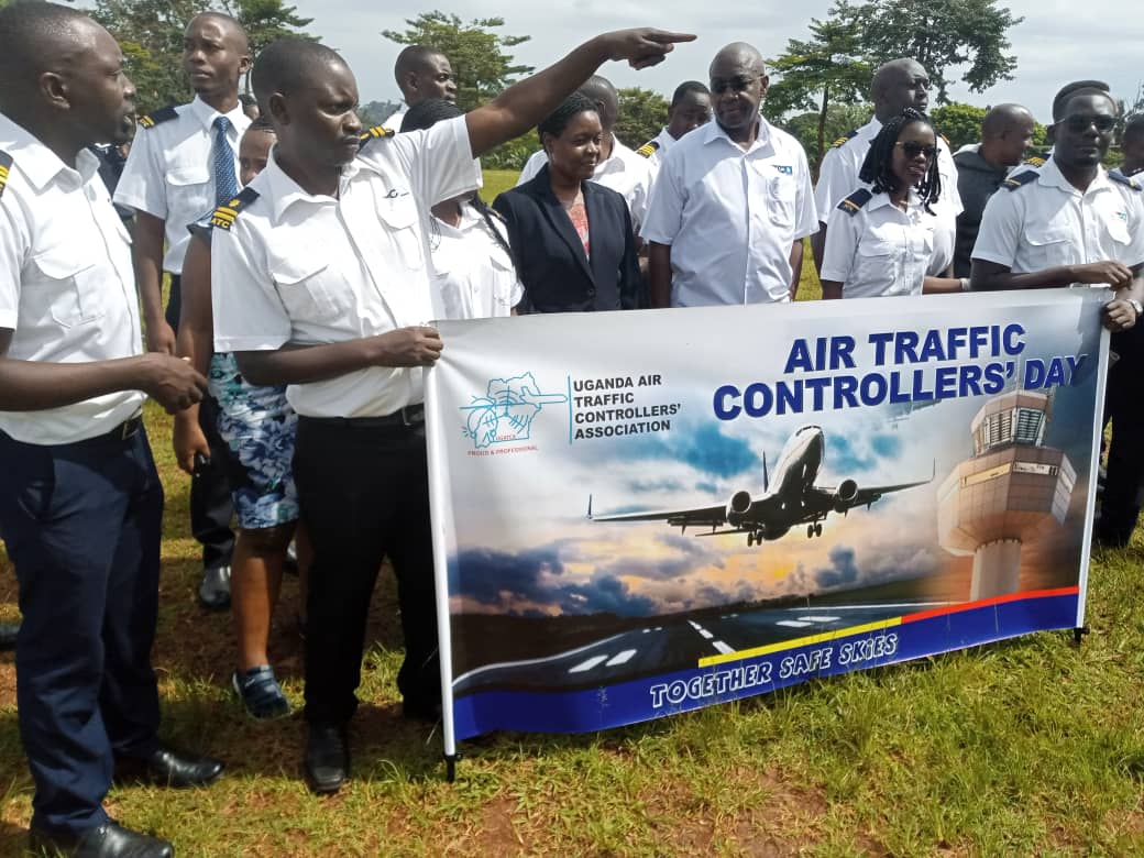 Air traffic controllers were celebrated for their contributions to the sustenance of the aviation industry. (PHOTO/Javira Ssebwami)