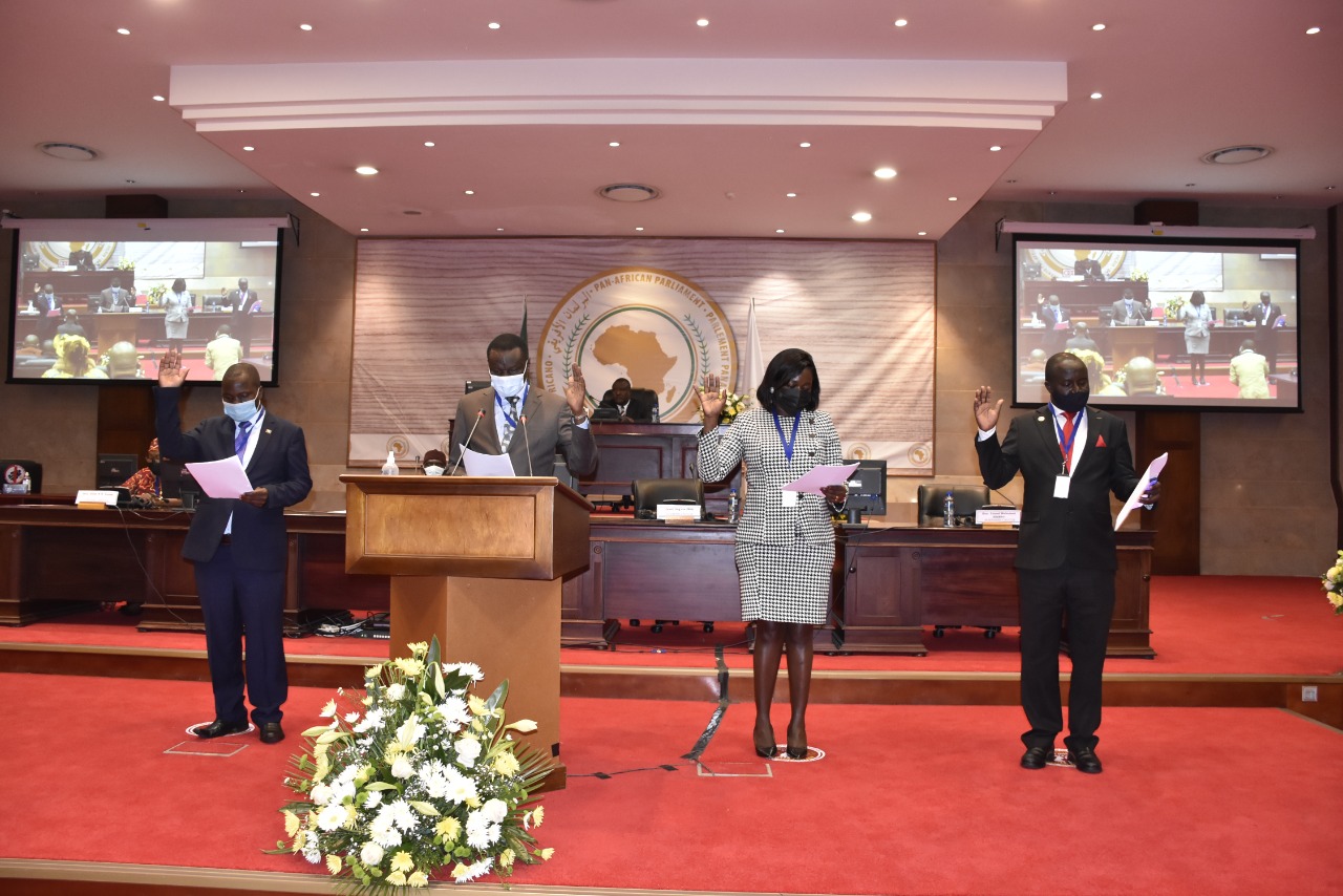 Uganda MPs swear-in at Pan African Parliament - PML Daily