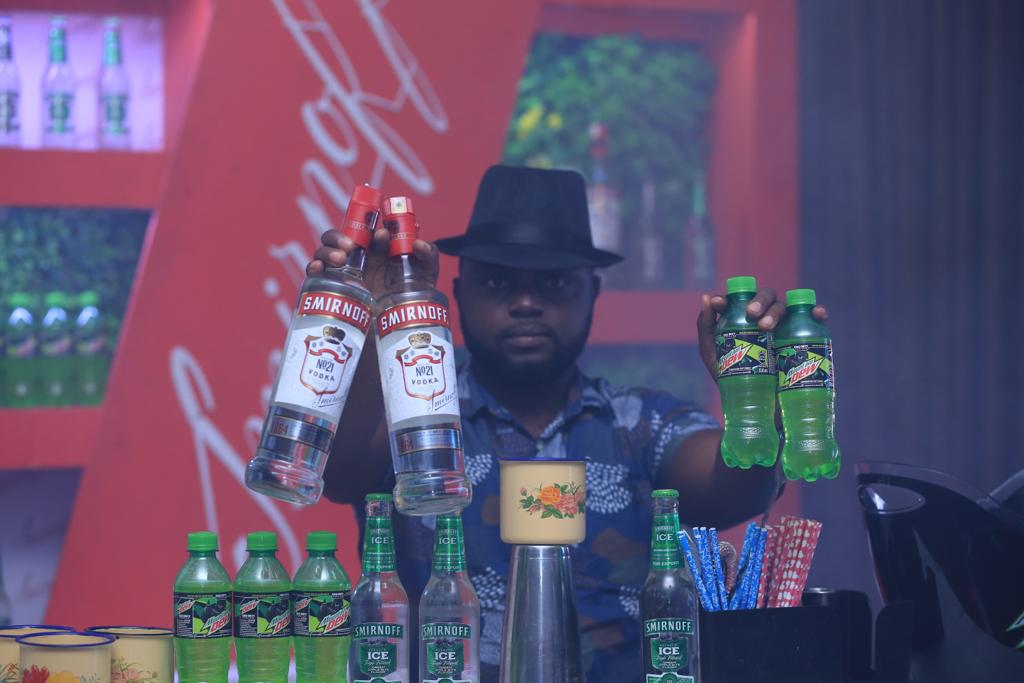 The combo which is a result of a partnership between Smirnoff and Mountain Dew was launched on Saturday night during the Smirnoff sponsored NTV Dance party show.