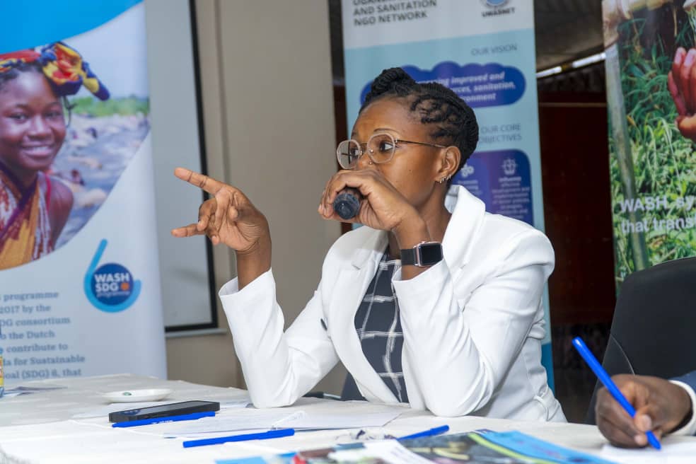 Ms. Ashabrick Nantege Bamutaze, the Coordinator Appropriate Technology Centre at the Ministry of Water and Environment