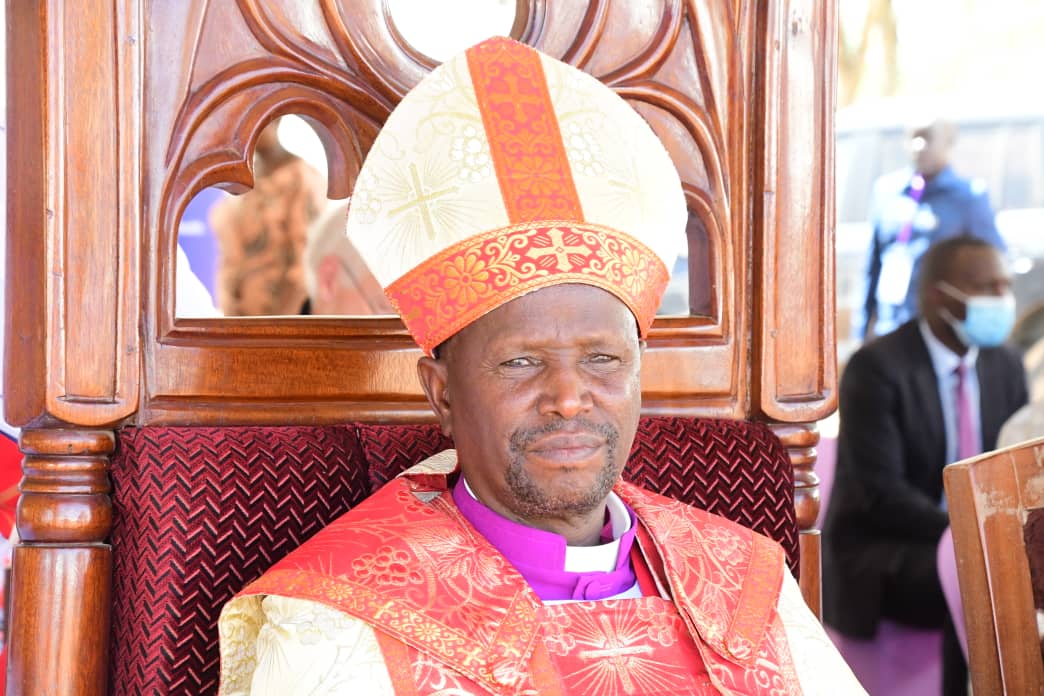 Rev. Canon Simon Akol Aisu was installed as the 2nd Anglican Bishop of North Karamoja Diocese (PHOTO/Courtesy).