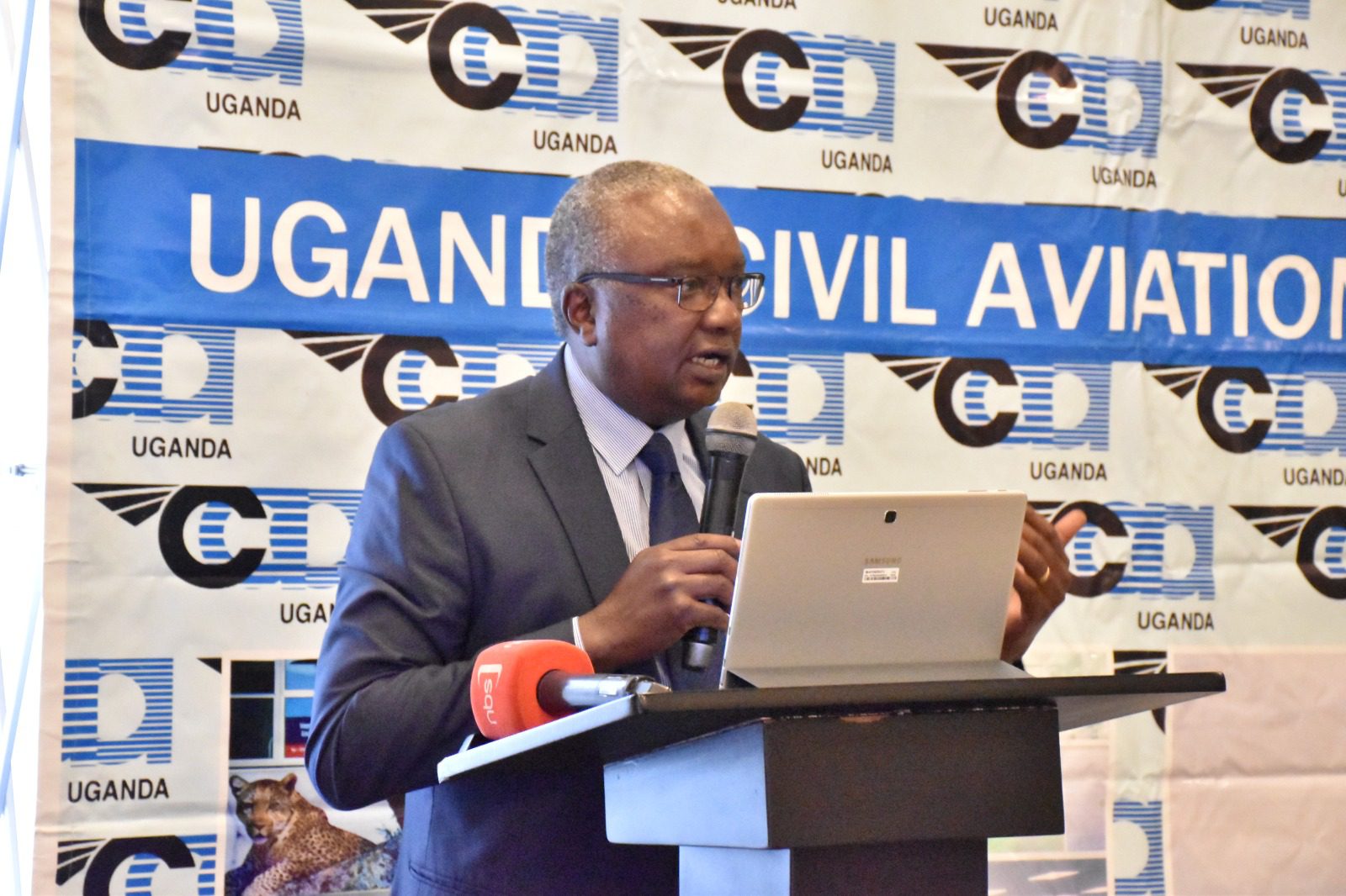 Capt. Gilbert Kibe, an official from the African Civil Aviation Commission