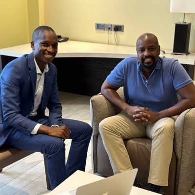 Paul Taremwa (L) and Gen Muhoozi Kainerugaba, a son to President Museveni (PHOTO/Courtesy).