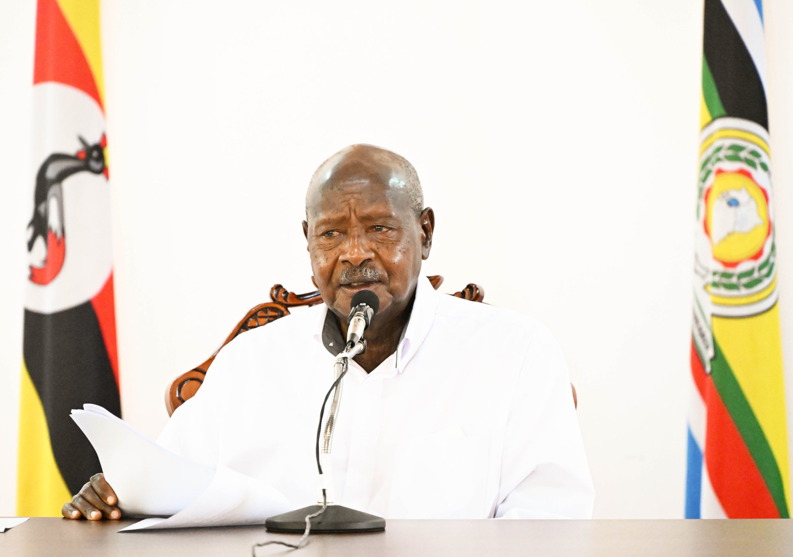 The virtual meeting was chaired by Yoweri Museveni, the President of the Republic of Uganda who is also the Chairman of the Peace and Security Council for the month of May 2023.