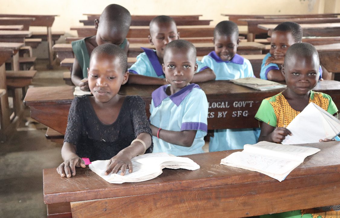 Pupils of Amonikakine Primary school in Busia district