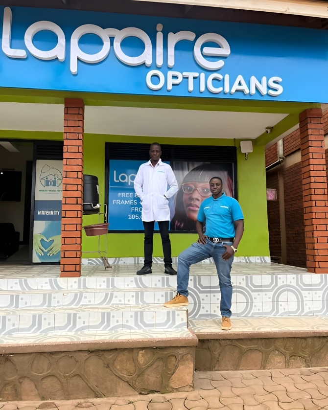 Lapaire has expanded eye care services with new optical shop in Nateete (PHOTO/PML Daily)