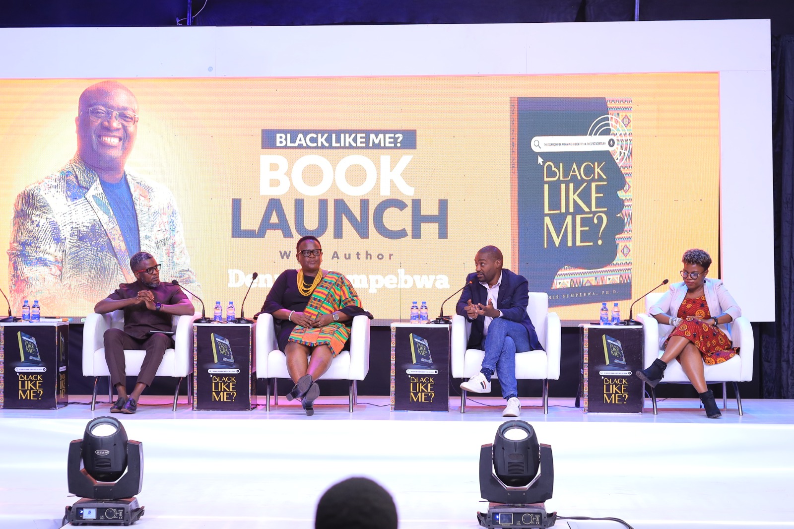 (L-R) Tony Otoa, Dorothy Kisaka, Ben Mwine & Damali Ssali during the panel discussion around the book (PHOTO/Courtesy)