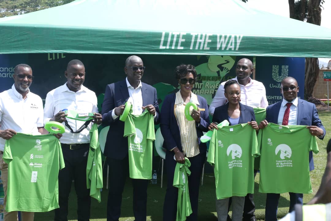 Partners of the Tusker Lite Mount Rwenzori Marathon after unveiling their respective packages 