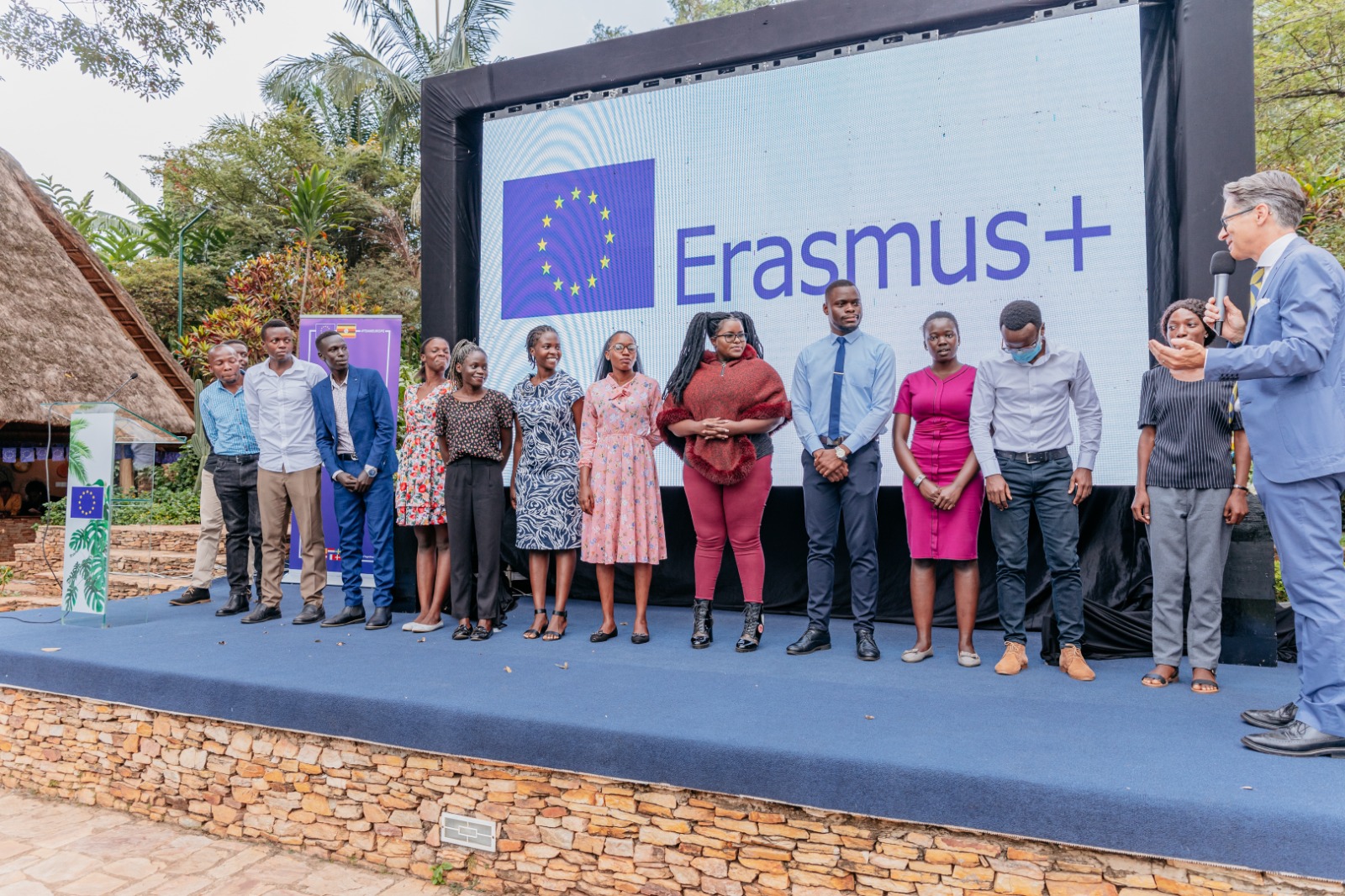 Erasmus+ scholarships: 19 Ugandan students flagged off to study in