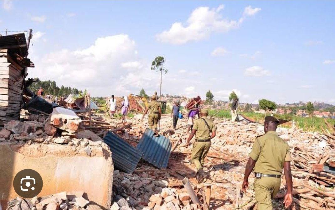 Illegal structures reduced to rubble in Lubigi wetlands as authorities crack down on environmental degradation and encroachment