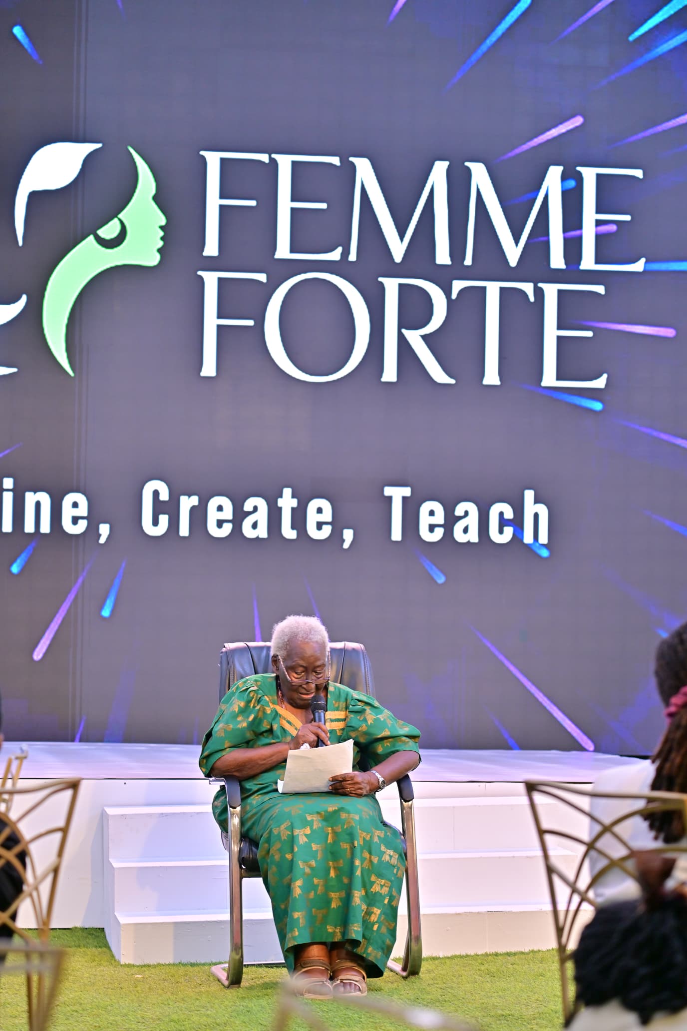 Hon. Rhoda Kalema, a trailblazer in Uganda's women's rights movement and one of the country's first female parliamentarians, delivers the keynote speech at the launch.